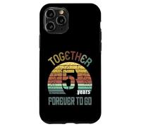 5 Wedding Anniversary For Couple - Five Year of Marriage Carcasa para iPhone 11 Pro