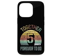 5 Wedding Anniversary For Couple - Five Year of Marriage Carcasa para iPhone 13 Pro
