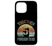 5 Wedding Anniversary For Couple - Five Year of Marriage Carcasa para iPhone 13 Pro MAX