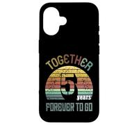 5 Wedding Anniversary For Couple - Five Year of Marriage Carcasa para iPhone 16