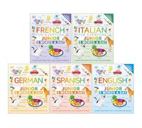 5 Words a Day series 5 Books Collection Set By DK (French for Everyone Junior, Italian for Everyone Junior, German for Everyone Junior, Spanish & English for Everyone Junior 5 Words a Day)