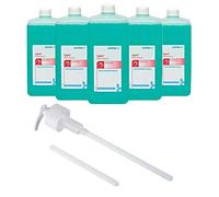 5 x 1000 ml Eurofl. Schülke S&M® Loción de lavado loción de limpieza jabón líquido loción + bomba dosificadora