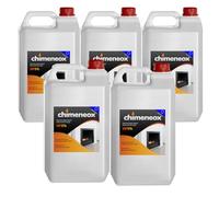 5 x 2,5L Chimeneox - Bioetanol 99,5% para chimeneas - sin Humo - Alta combustión
