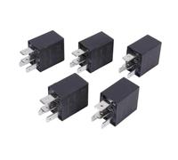 5 X 30a Amp 12v 4pin Car Auto Relay Kit Spst for Fan Fuel Pump Light Horn