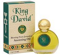 5 x Aceite de Unción King David 7,5 ml - 1/4 oz de The Holyland Jerusalem (5 botellas)