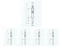 5 x Bujía de precalentamiento MAGNETI MARELLI para ALFA ROMEO, AUDI, CHRYSLER,