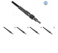 5 x Bujía de precalentamiento MEYLE para AUDI, DACIA, FORD, MITSUBISHI, NISSAN,