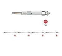 5 x Bujía de precalentamiento NGK para ALFA ROMEO, FIAT, LANCIA 145, 146, 156,