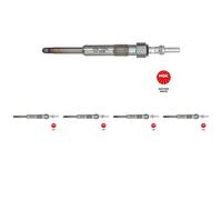 5 x Bujía de precalentamiento NGK para AUDI, CHRYSLER, FORD, JEEP, OPEL, SEAT,