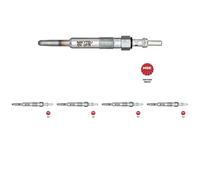 5 x Bujía de precalentamiento NGK para AUDI, DACIA, FORD, MITSUBISHI, NISSAN,