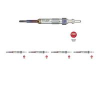 5 x Bujía de precalentamiento NGK para AUDI, SEAT, SKODA, VW A3 8P, A3 A4