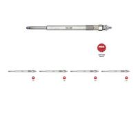 5 x Bujía de precalentamiento NGK para CITROËN, FIAT, FORD, JAGUAR, LAND ROVER,