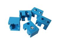 5 x Calentador de impresora 3D de alta precisión, cubierta de silicona con protección térmica, calcetines de silicona para V6 PT100, bloque calefactado, Hotend y Titan Aero Extruder uso