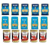 5 x Cecco Casareccia n.88 500G + 5 x De Cecco Penne Rigate n. 41 y Italian Gourmet Polpa di pomodoro, pasta de tomate finamente picada, 5 x 400 g
