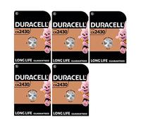 5 x Duracell Cr 2430 Lithium (5 blísters de 1 batería) 5 pilas