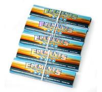5 x Elements Ultra thin Rice Papers CONNOISSEUR King Size Slim + TIPS by Elements