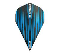 5 x juegos de Target Vision Ultra espectro - Lote de plumas para dardos 100 micrones - 4 formas, 6 colores, azul, Vapor