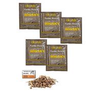 5 x Levadura Turbo Alcotec Whisky 73g - Para Mostos de Cebada, Maíz, Trigo y Arroz, Fermentación a Gran Escala