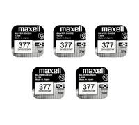 5 x Maxell SR626SW SR626 AG4 377 1.55v Watch Batteries by Maxell