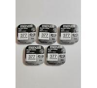 5 x Maxell SR626SW SR626 AG4 377 1.55v Watch Batteries by Maxell