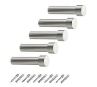 5 x Percheros TUULA III Acero inoxidable macizo de 70 mm - el diseño se une a la funcionalidad - perchas de pared de SOTECH