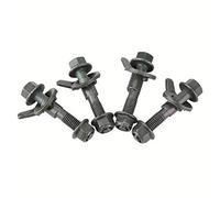 5 x pernos de leva-tornillo excentrico-Duokon Perno de leva, nuevo, vehículos de 12 mm, acero, alineación de cuatro ruedas, kit de inclinación ajustable, perno de leva