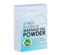 5 x Polvo de Gel de Masaje Nuru Premium | Sobre de Viaje de 5g Rinde 500ml | Hecho en Japón | Sin Parabenos ni Glicerina