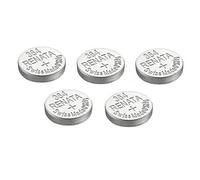 5 x Renata Reloj Pilas de óxido de plata, fabricado en Suiza 0% Mercurio larga duración
