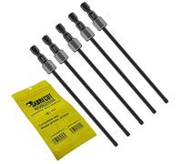 5 x SabreCut AFSC130MPH2_5 130mm PH2 Compatible con Makita DFS250 DFS452 199155-7 Destornillador para paneles de yeso en tiras con alimentación automática Punta única Phillips No.2 Heavy Duty