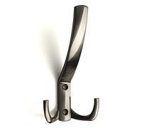 5 x SO-Tech® Colgador Gancho Julie Perchero Gancho de Pared Acabado de Acero INOX (Grande)