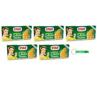5 x Star Il Mio Dado Classico, cubitos de caldo, cajas con 10 dados + llavero Beni Culinari gratuito