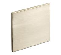 5 x Tiradores para muebles KANT Distancia Agujeros 32 mm aspecto acero inoxidable 58 x 58 x 22 mm tirador de cocina tirador de cajón de JUNKER DESIGN