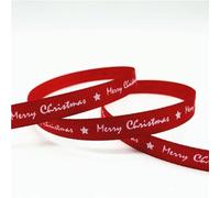5 yardas/lote 10mm cinta navideña impresa cinta de grosgrain navideña para diseño hecho a mano decoración navideña embalaje de regalo DIY