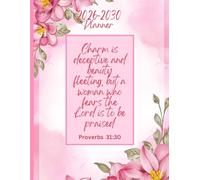 5 Year Monthly Planner 2026-2030, Bible Verse Just On Cover, Proverbs 31:30: Vibrant Floral Design, Personal Organiser With Yearly Overviews