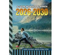 5-Year Monthly Planner 2026-2030: Dated Large / 60 Month Agenda / With Notes Pages - To Do List / Woman Runner Running - Nature Landscape Cover Design