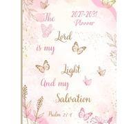 5 Year Monthly Planner 2027-2031, Bible Verse Just On Cover, Psalm 27:1, The Lord Is My Light: Elegant Design, Personal Organiser With Yearly Overviews