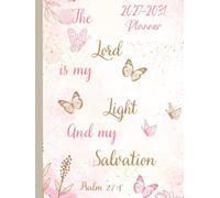 5 Year Monthly Planner 2027-2031, Bible Verse Just On Cover, Psalm 27:1, The Lord Is My Light: Elegant Design, Personal Organiser With Yearly Overviews