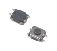 【50-10 piezas】Interruptor SMD de 3x4x2 mm, microinterruptor táctil de 4 pines, interruptores de botón pulsador, mini botones de 3x4x2H(50PCS)