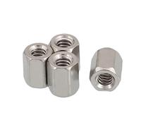 50/100/200/500/1000 Uds Hembra Cobre Hexagonal PCB Separador Espaciador RS232 Tornillo Niquelado(100pcs,4-40x5mm)