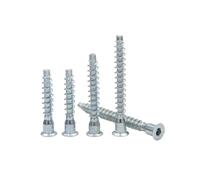 50/100/200/500/1000 unidades. Tornillos de fijación for muebles con cabeza avellanada, accionamiento hexagonal o Pozidriv.(500Pcs,Pozi M7 L60mm)