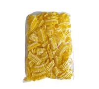 50/100/200 piezas de cubiertas for tapas baño, accesorios transparentes e impermeables, gorros for el cabello, productos Para Hogares, Hoteles(Yellow 50PCS)