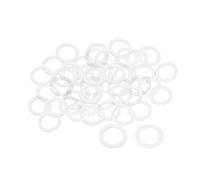 50/100/200 Uds M3 .5 M4 M5 M6 M8 M10 M12 M16 M18 M20 arandelas planas de nailon junta plana aislante arandela espaciadora de anillo de sellado(M14x22x1.2mm,50Pcs)