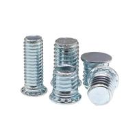 50/100/200 Uds. Tornillos Autorroscantes Tornillo De Remache A Presión Acero Al Carbono Azul Blanco Galvanizado M2.5 M3 M4 M5 M6 M8 FH Pernos Cabeza Ras(15mm,M2.5-200pcs)