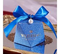 50/100 cajas de dulces con forma de corazón para glaseado, caja creativa, regalos para bodas, baby shower, invitados de cumpleaños, suministros para fiestas