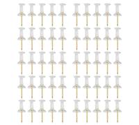 50/100 chinchetas en forma de I en forma de bola, pin transparente para coser proyectos de costura, joyas, mapas de viaje, para tablero de corcho, bandera