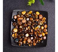 50/100 g piedras naturales cristales de grava chip minerales de cuarzo rodado ágatas muestras piedras preciosas decoración del hogar acuario decoración de acuario, ojo de tigre, 50 g