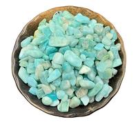 50/100 g piedras naturales cristales de grava chip minerales de cuarzo rodado ágatas muestras piedras preciosas decoración del hogar acuario, piedra amazónica, 50 g