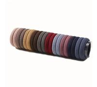 50/100 piezas de coleteros gruesos sin costuras, accesorios for el cabello que no dañan el cabello grueso y fino de mujeres y niñas(50pcs,F)