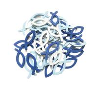 50/100 piezas de madera de peces, colección de álbumes de recortes, manualidades para costura hecha a mano, decoración de boda, colgante de pared, suministros de bricolaje, decoración de pared de