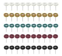 50/100 piezas de rueda pulido, herramienta rotativa, mini taladro, cepillo abrasivo for accesorios Dremel, kit joyas y relojes(50pcs)
